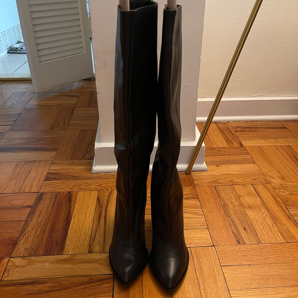 New Calvin Klein Collection Heeled High Boots